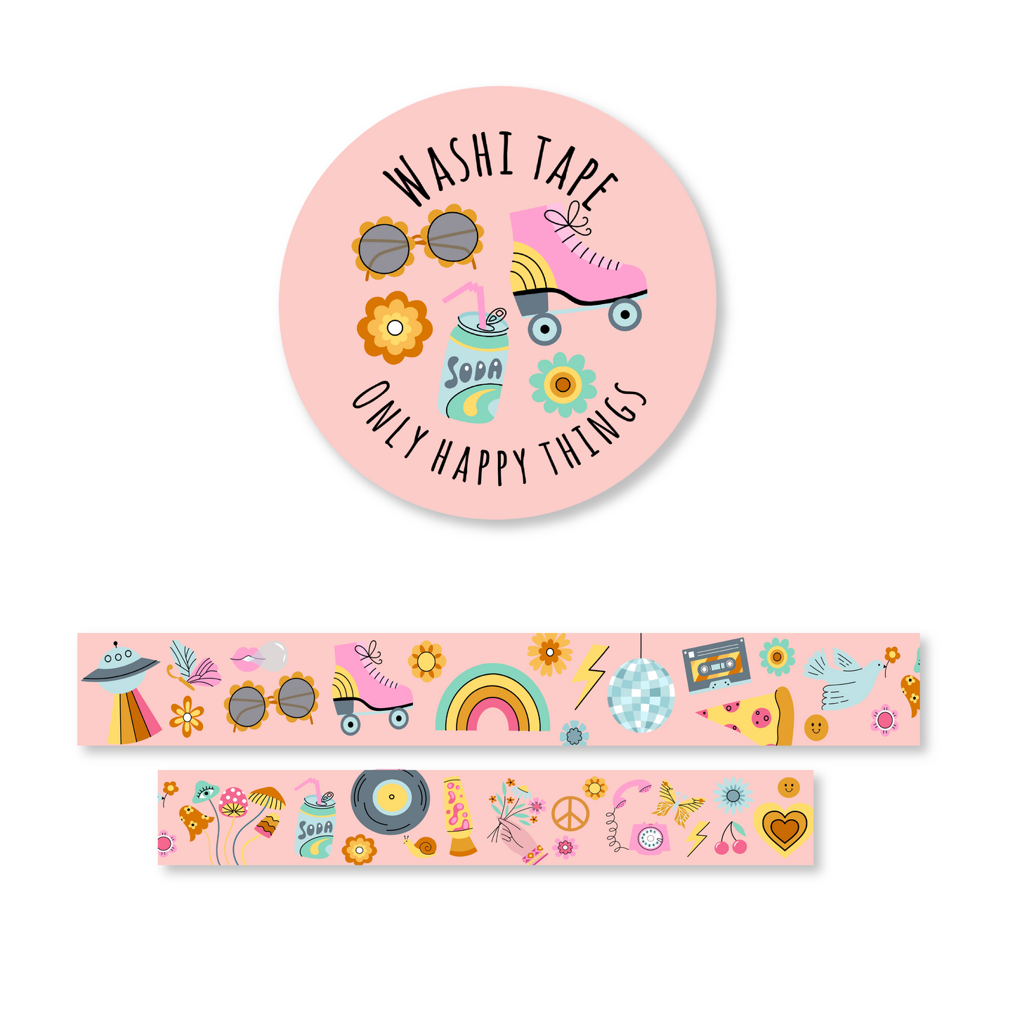 Washi Tape - Retro Vibes