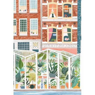 Puzzle 1000 pièces - Marché aux fleurs