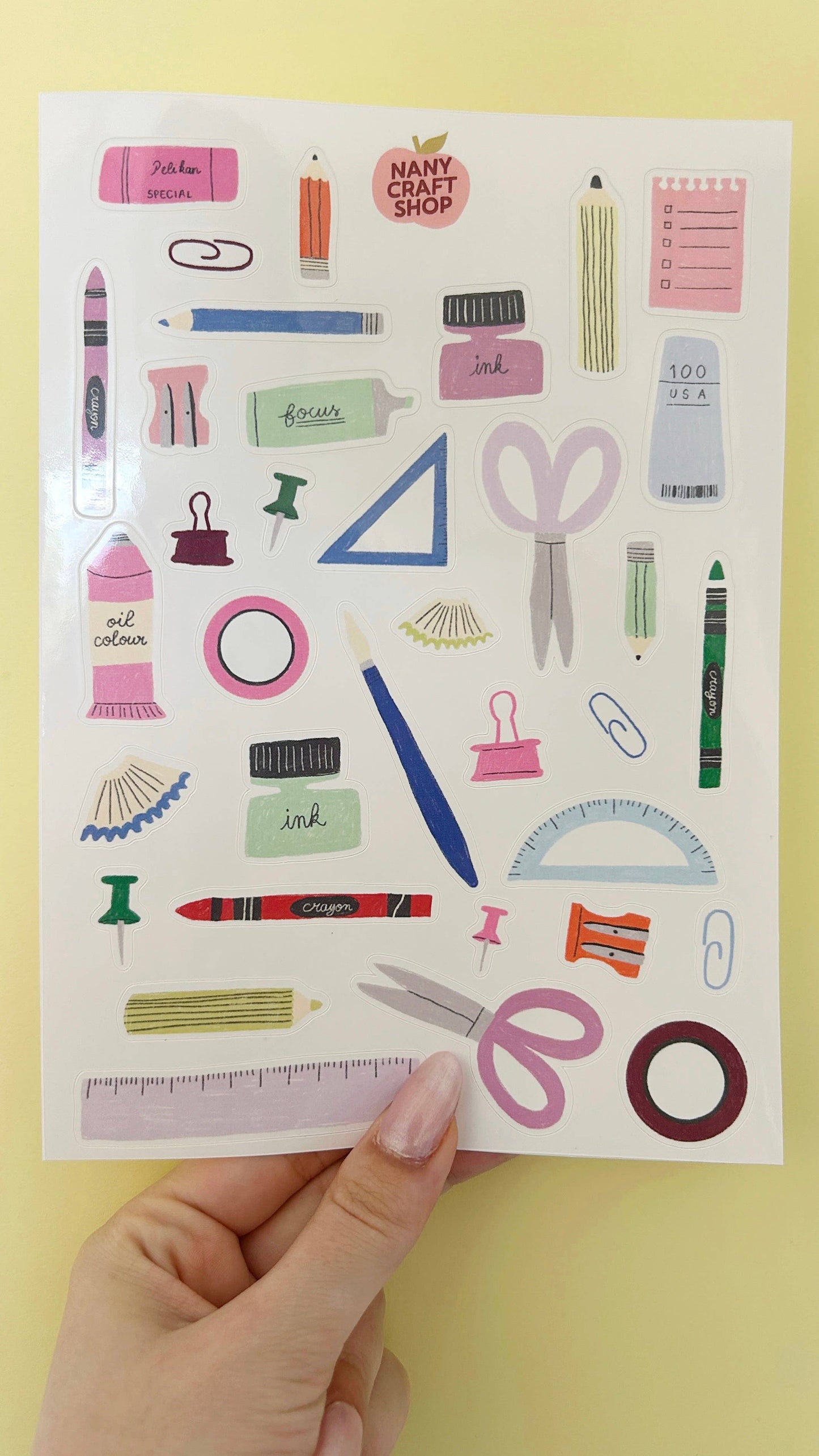 Planche de stickers - Trousse