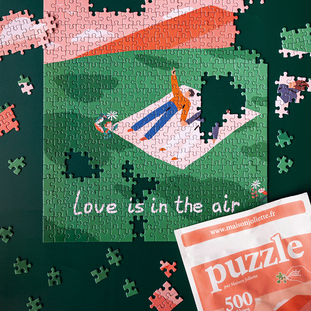 Puzzle 500 pièces - Love is in the air