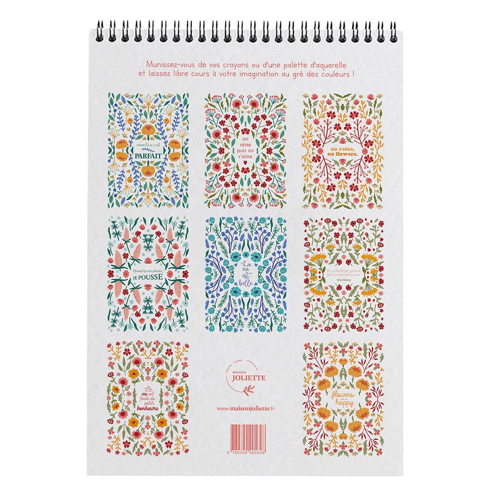 Carnet de coloriage - Petits bonheurs