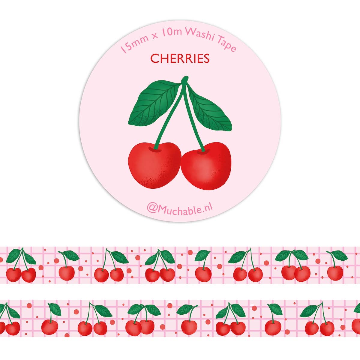 Washi Tape - Cerises
