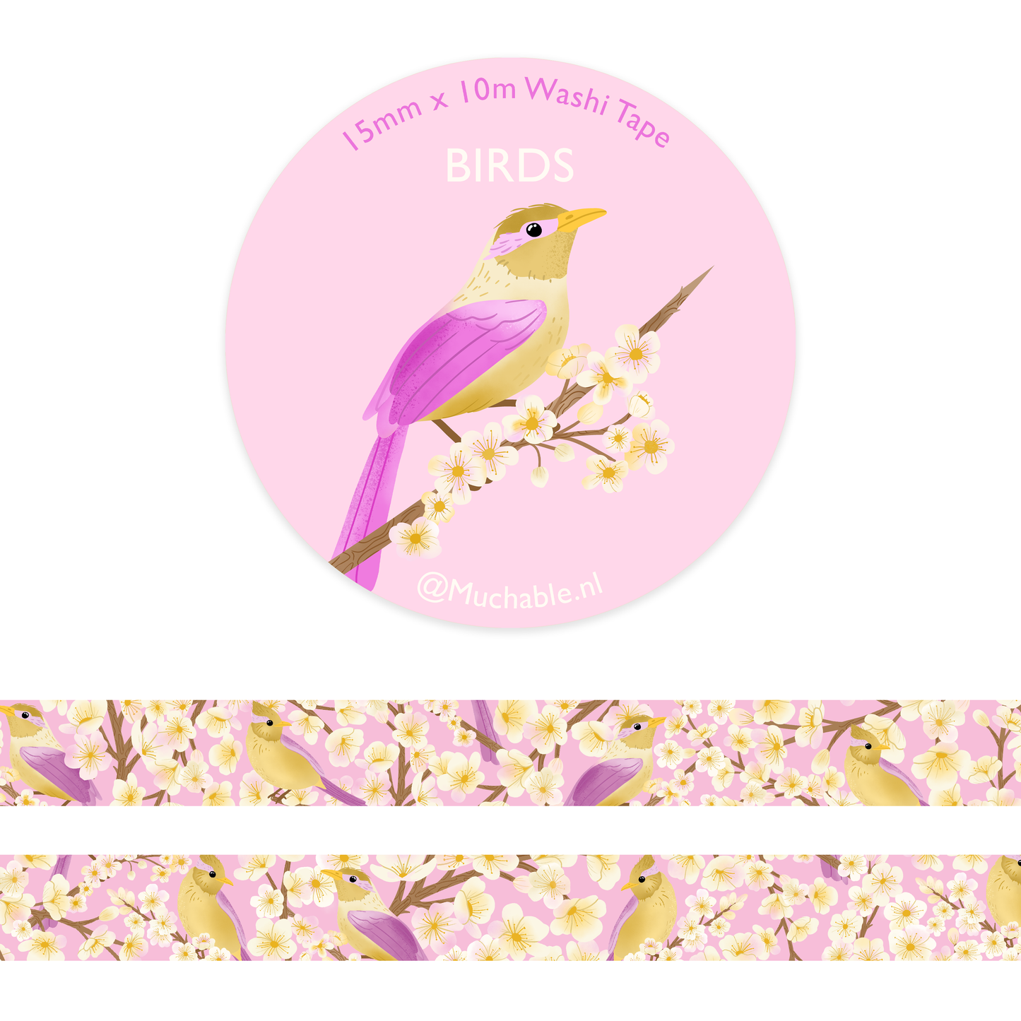 Washi Tape - Oiseaux
