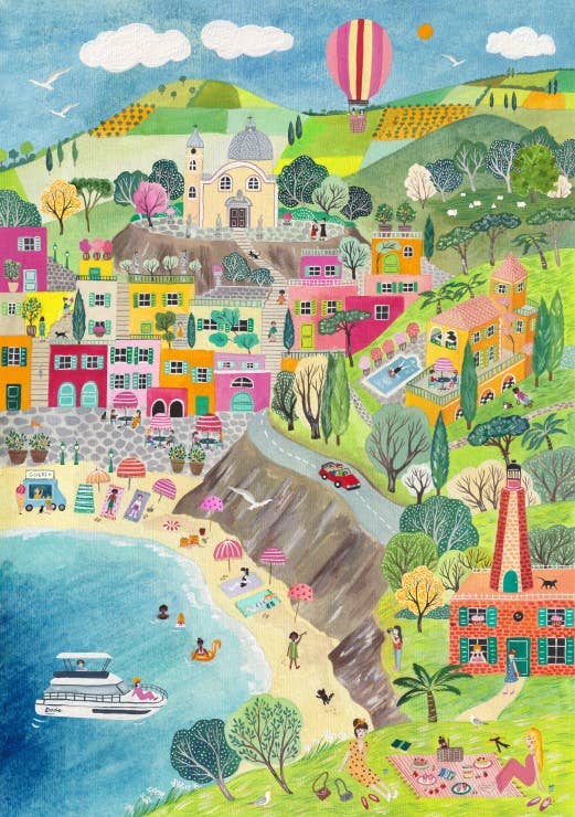 Puzzle 2000 pièces - Balade en Italie