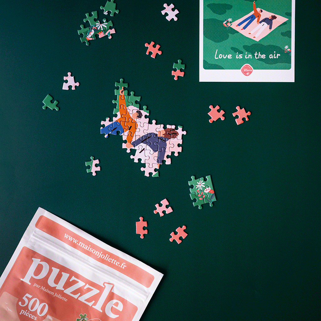 Puzzle 500 pièces - Love is in the air