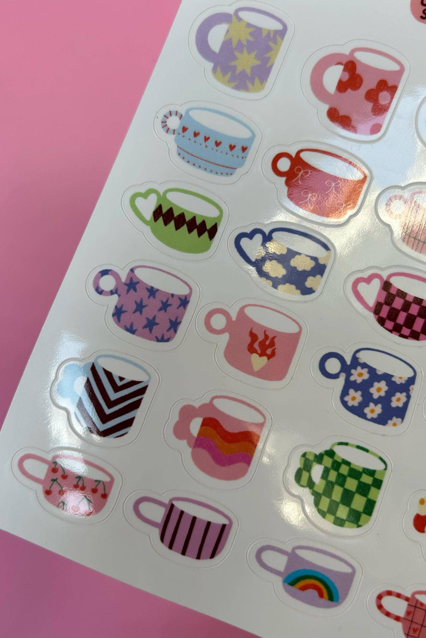 Planche de stickers - Mugs