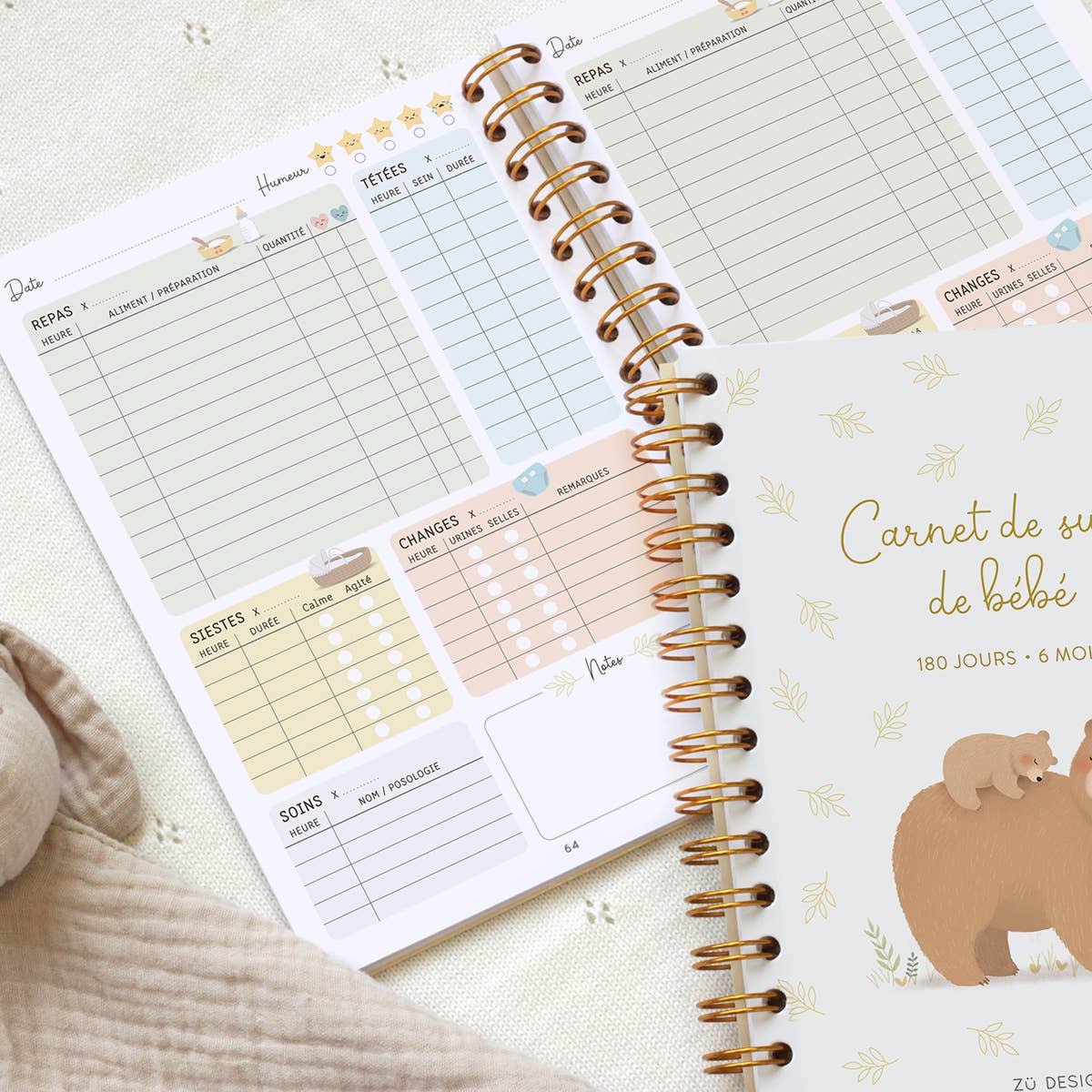 Carnet de suivi de bébé - Zü