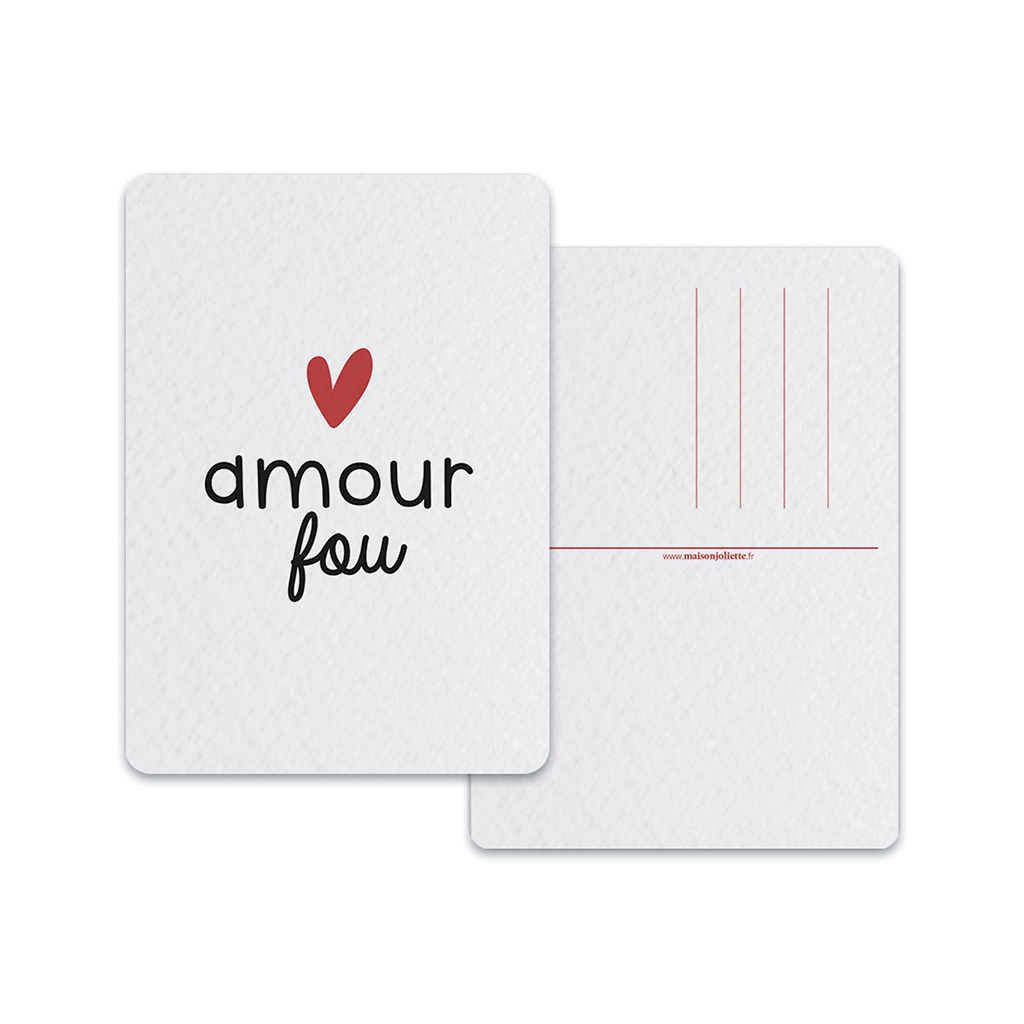Carte - Amour fou