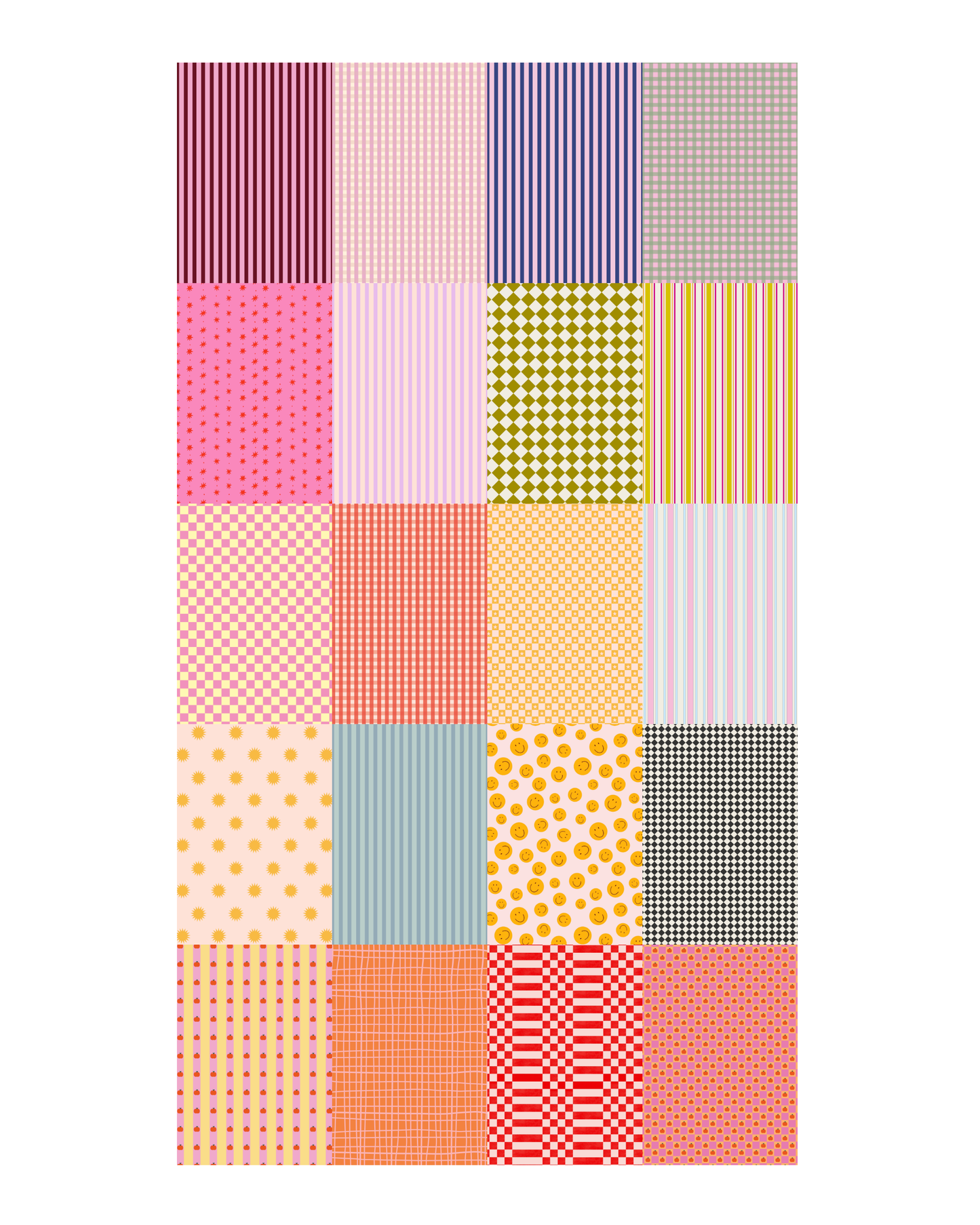 Papier Scrapbooking - Motifs colorés