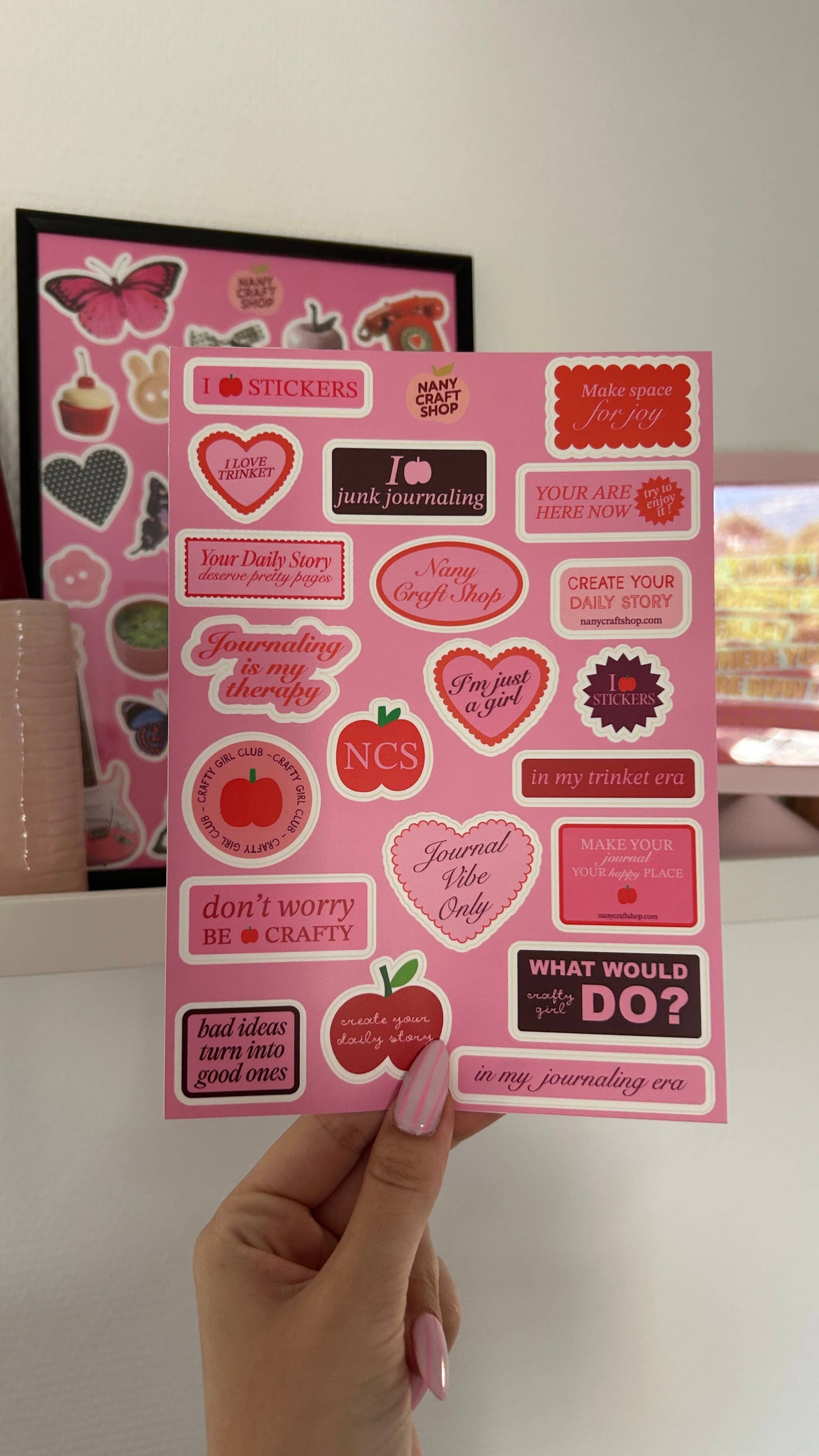 Planche de stickers - Journaling