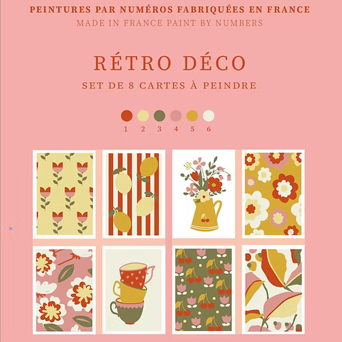 Peintures sur numéros - Rétro déco