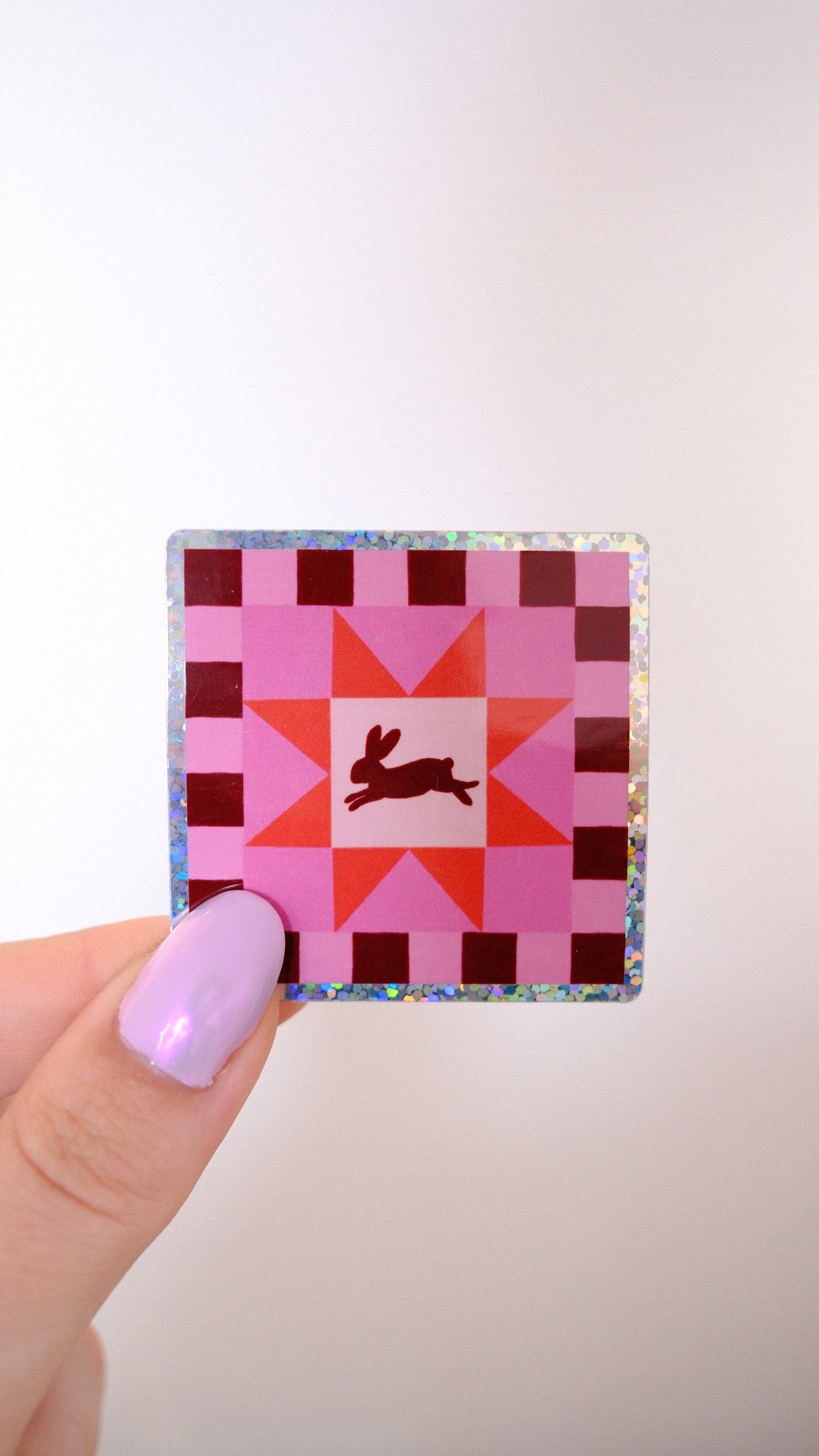 Sticker - Lapin Rose