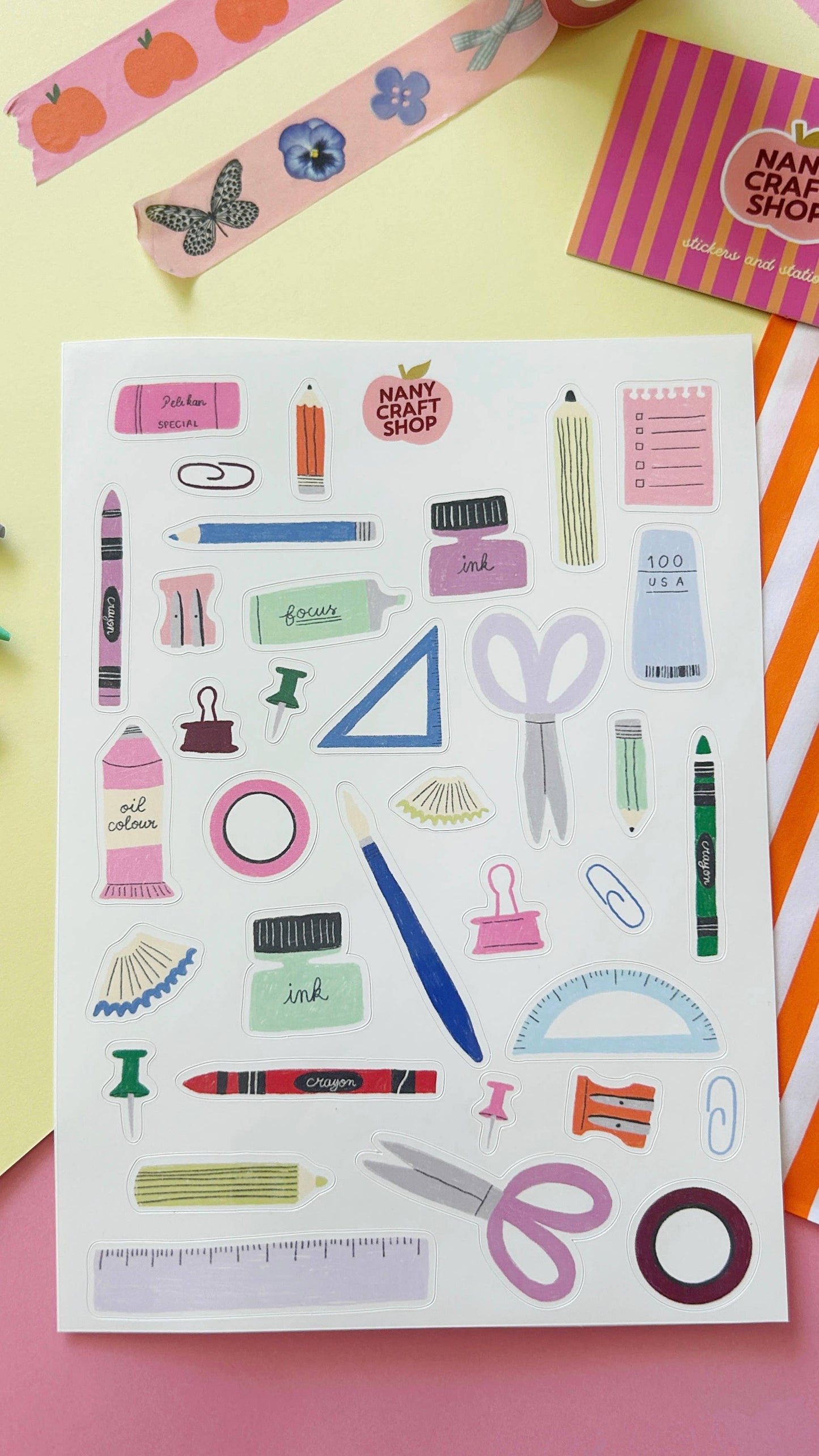 Planche de stickers - Trousse