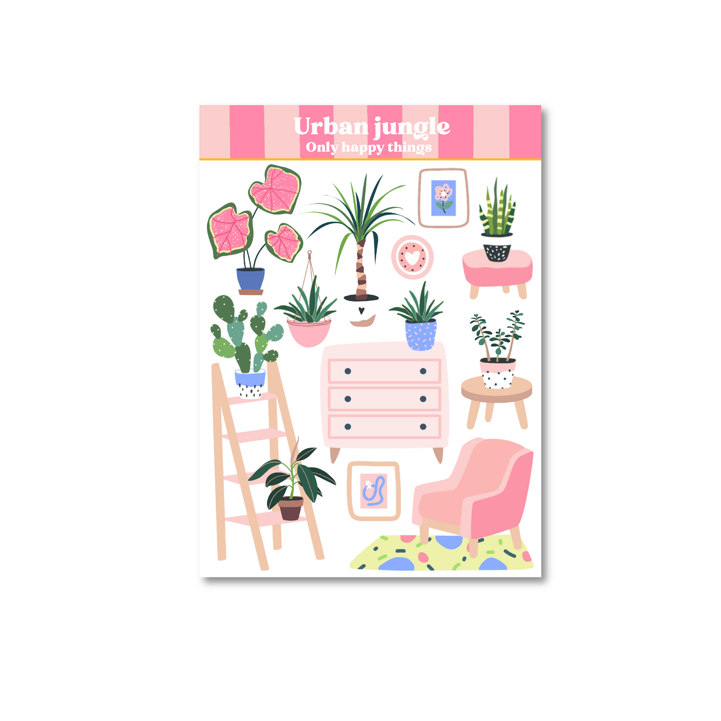 Planche de stickers - Urban Jungle