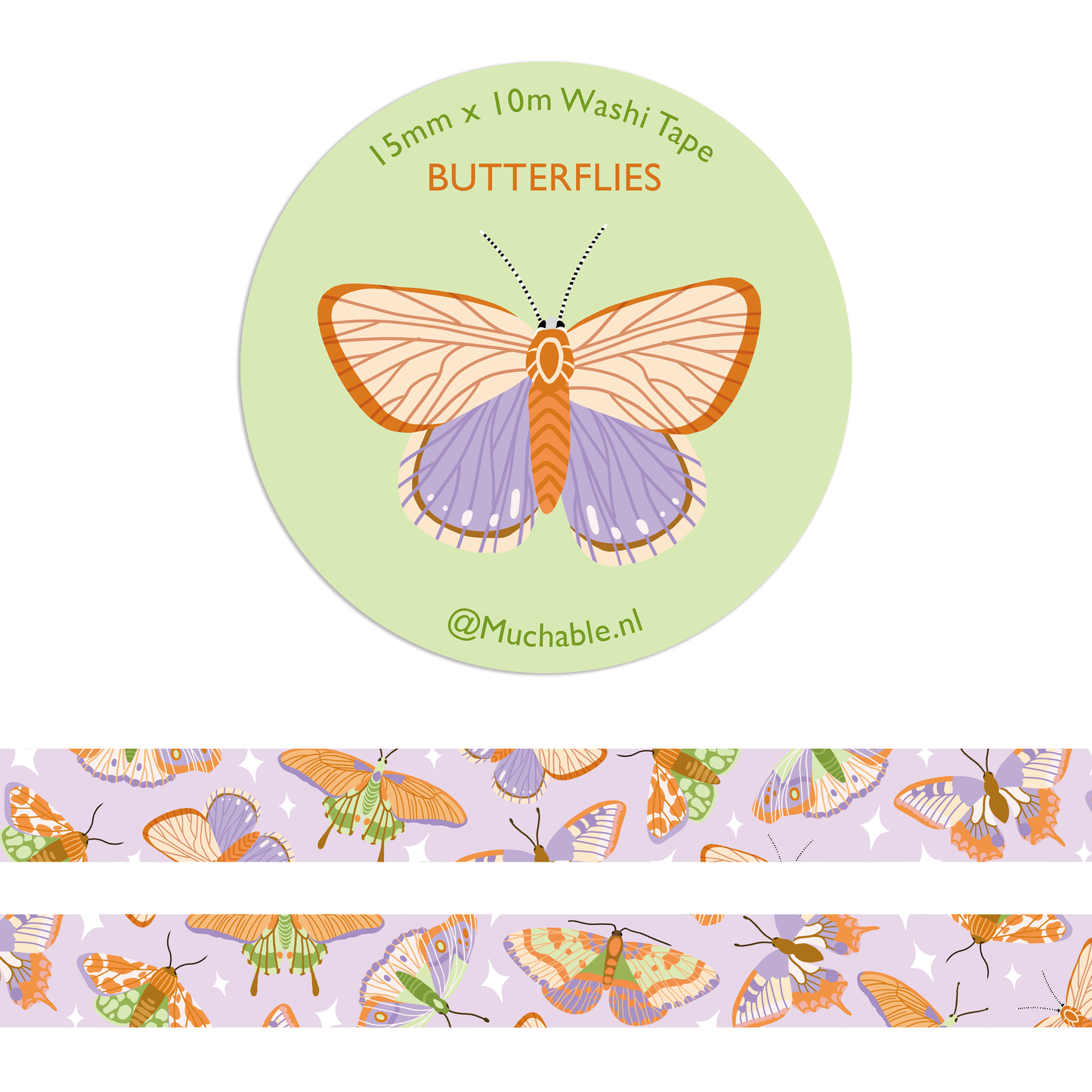 Washi Tape - Papillons