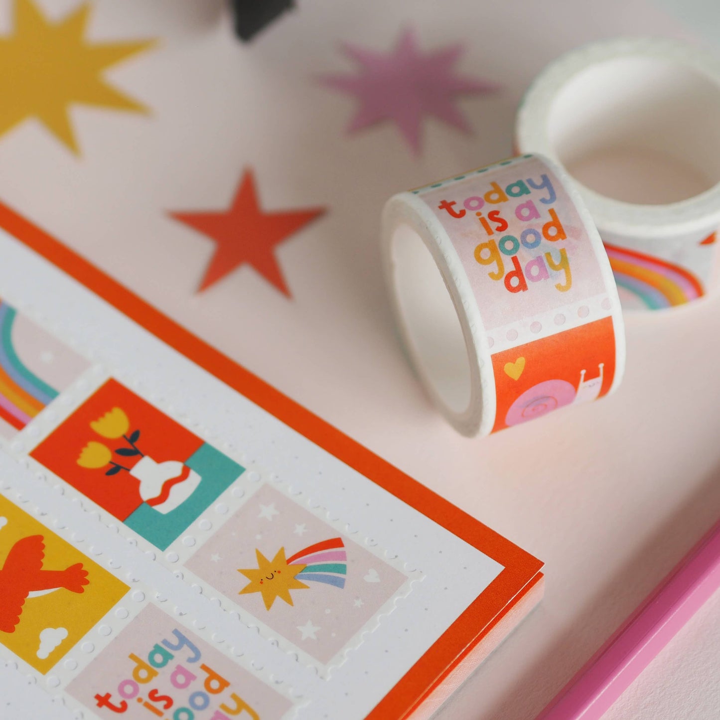 Washi Tape - Tampon Vibrant