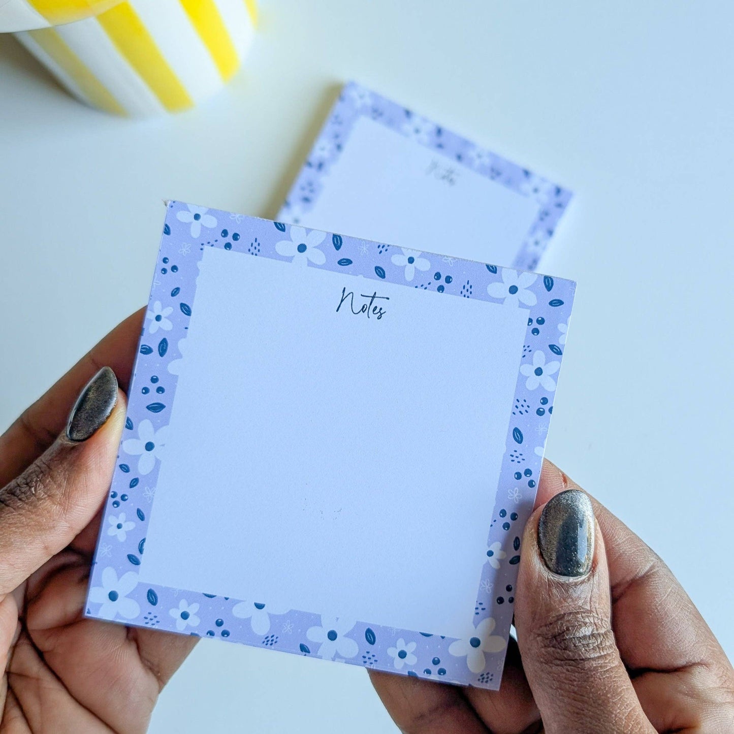 Lot de 2 Bloc-Notes - Fleurs Violettes