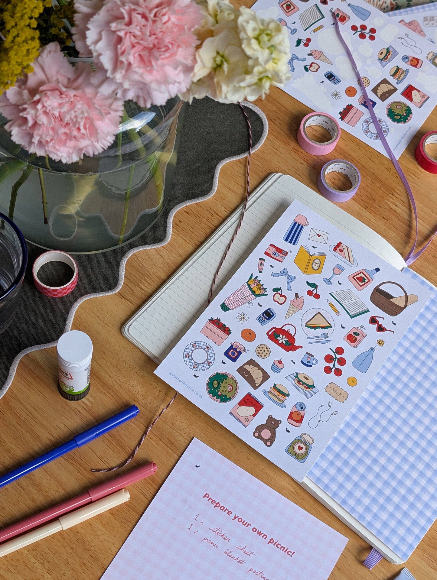 Planche de stickers - Pique-Nique