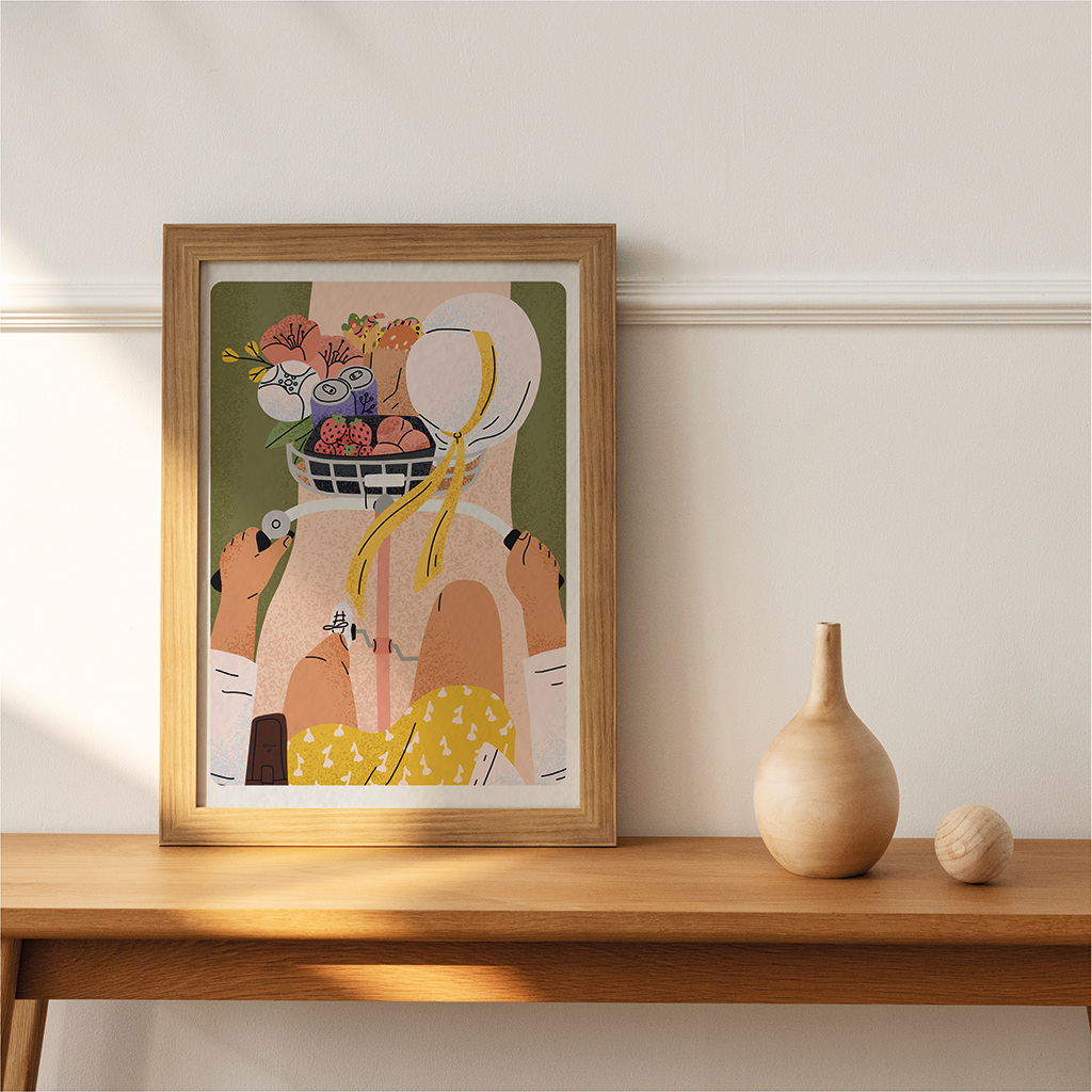A bicyclette - Affiche