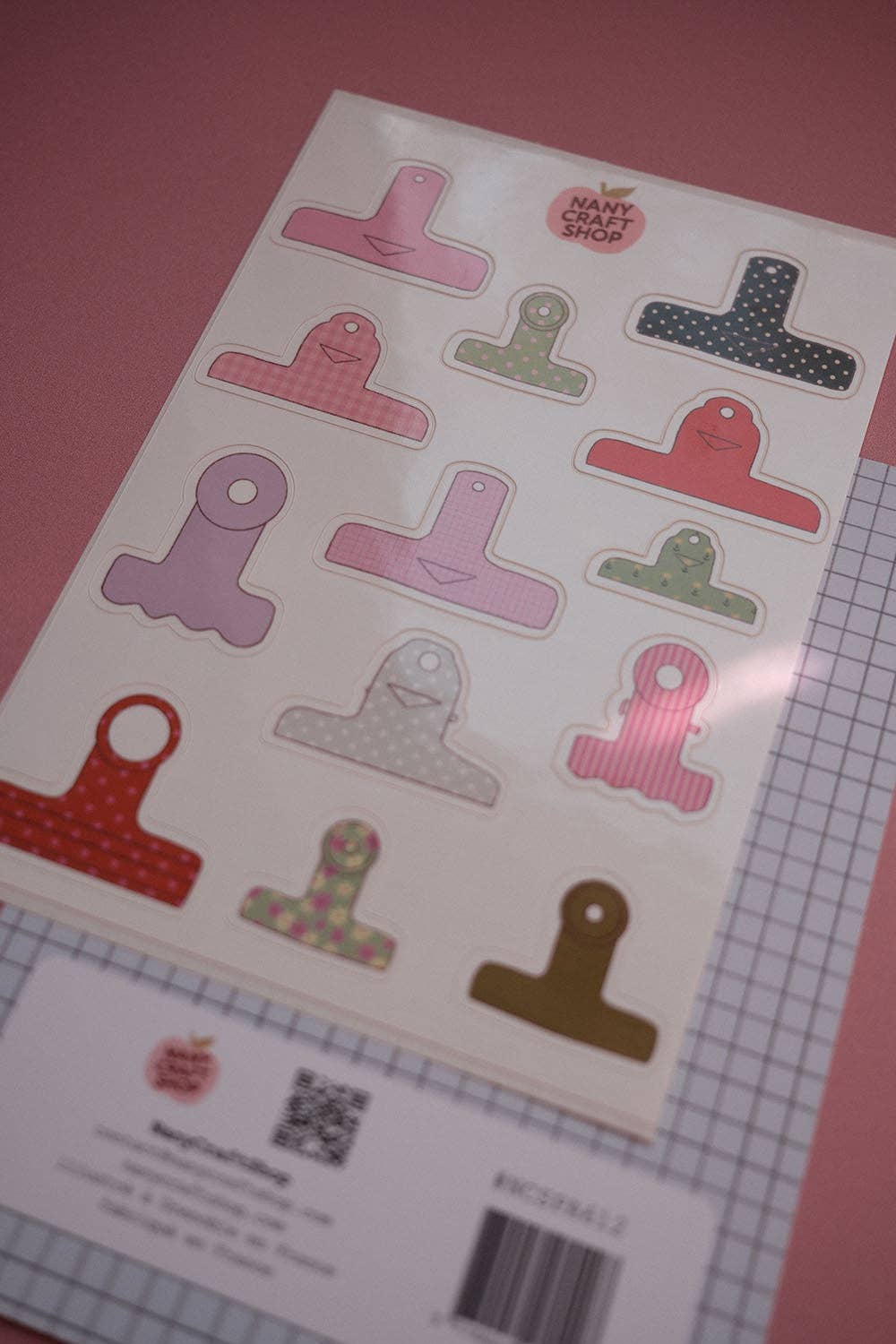 Planche de stickers - Pinces