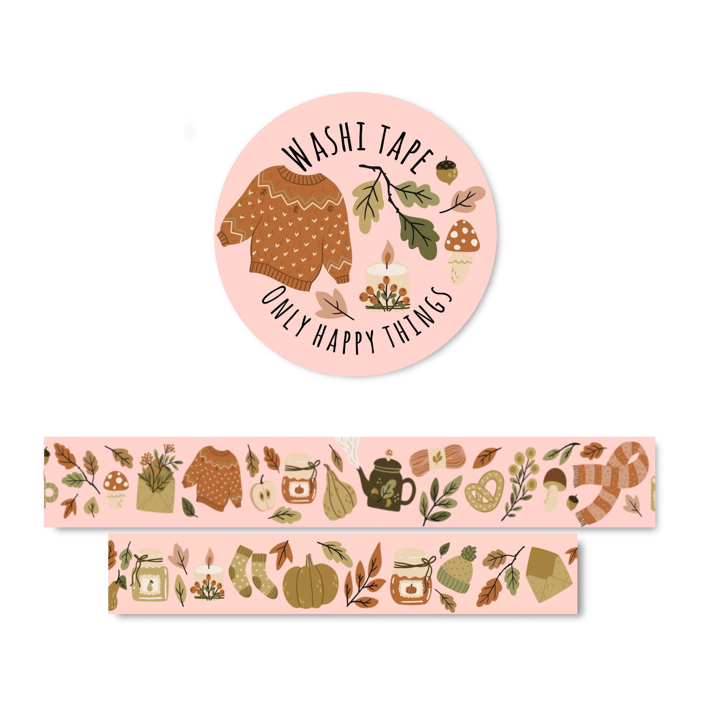 Washi Tape - Doux automne