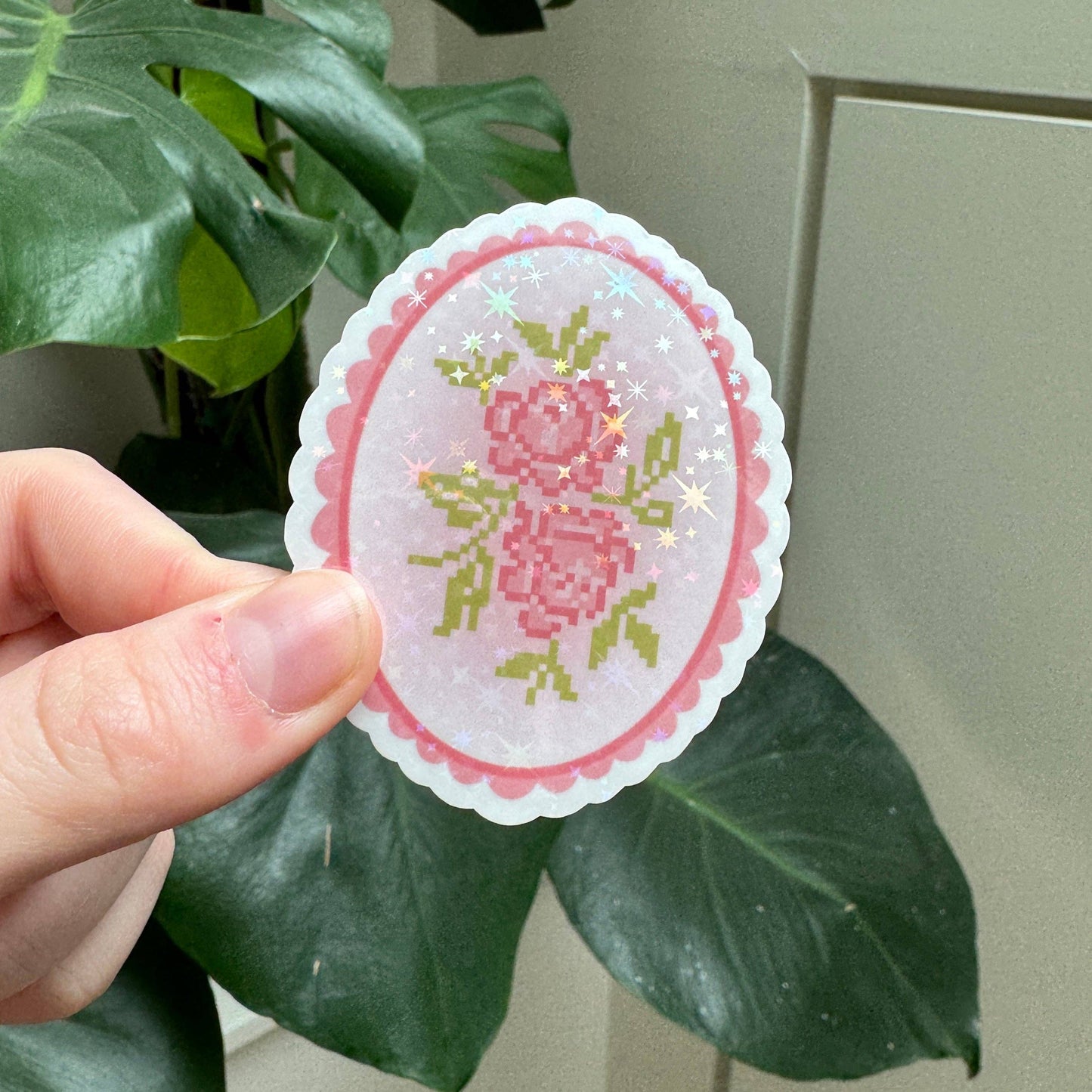 Sticker - Médaillon Fleur