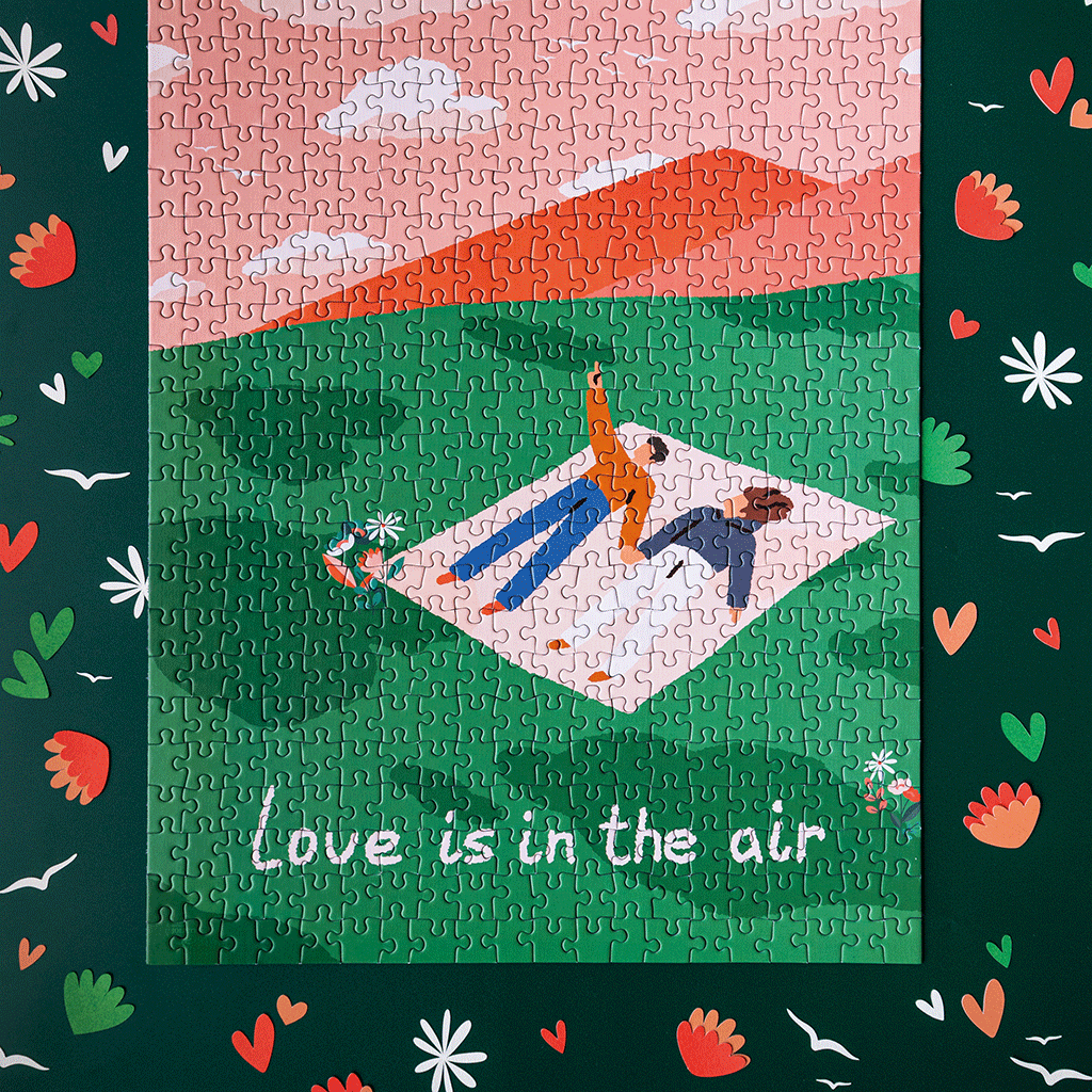 Puzzle 500 pièces - Love is in the air