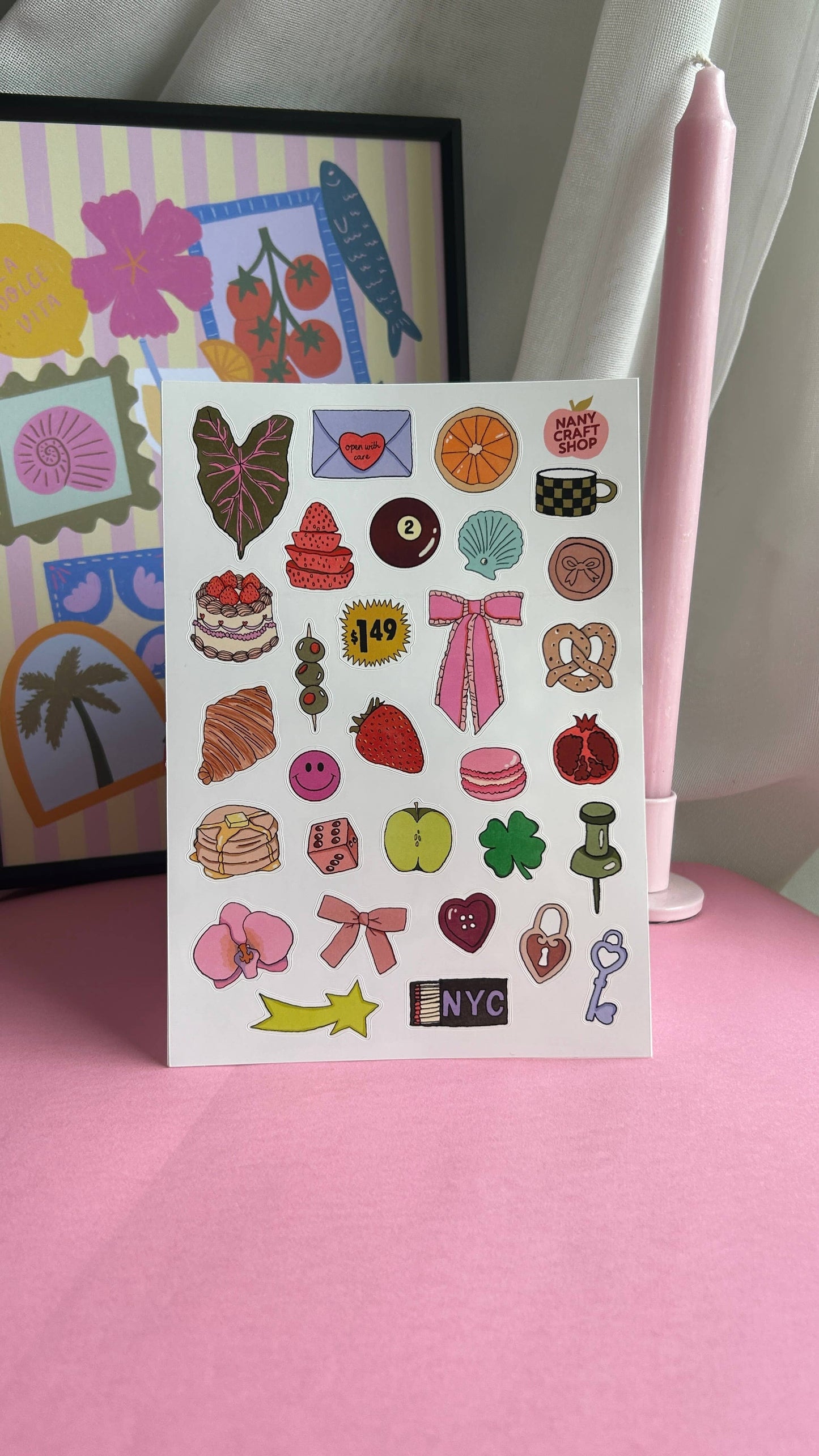 Planche de stickers - Mini-dessins