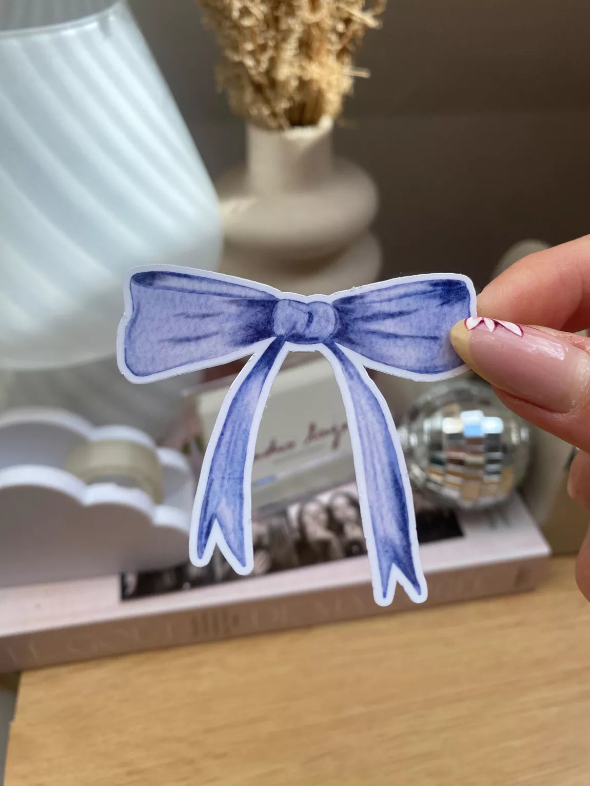 Sticker - Noeud bleu