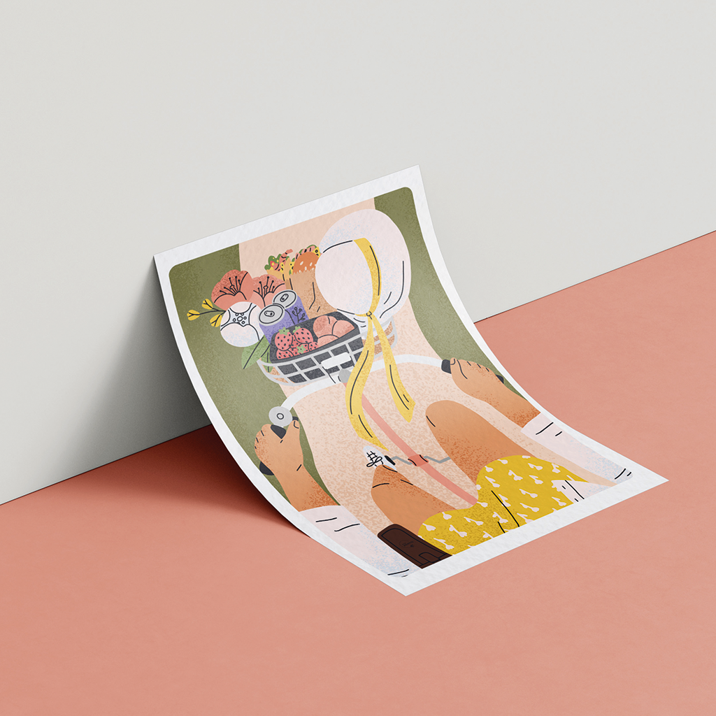A bicyclette - Affiche