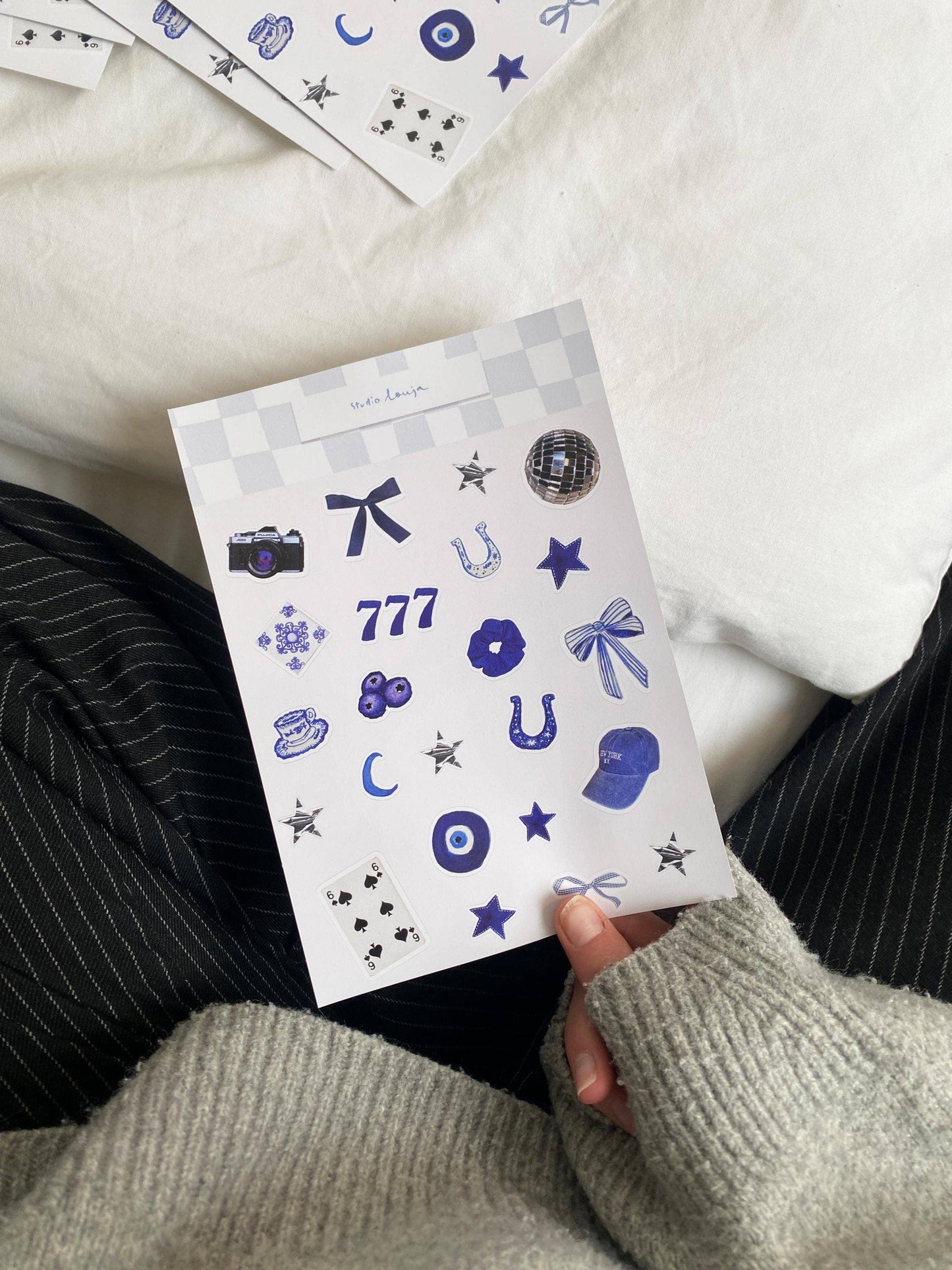 Planche de stickers - Lucky Girl