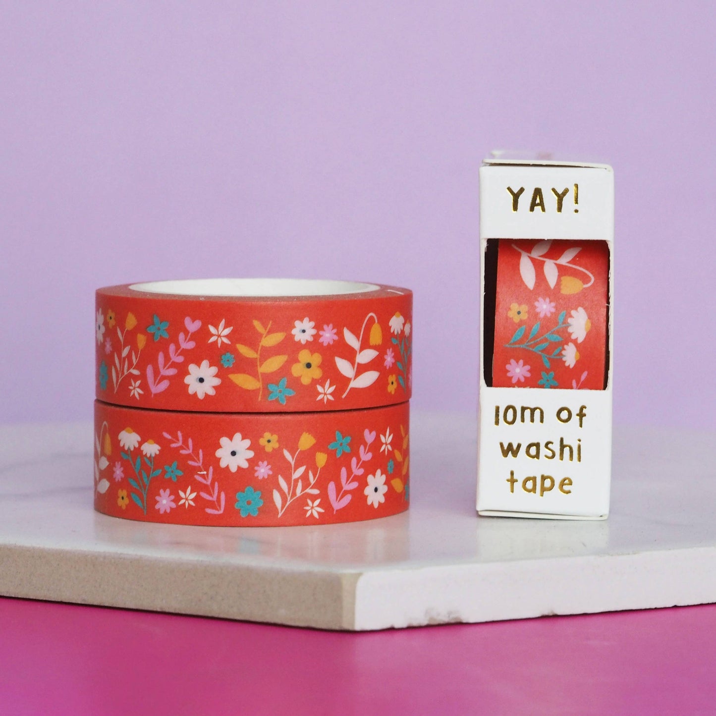 Washi Tape - Floral Flourish Bright