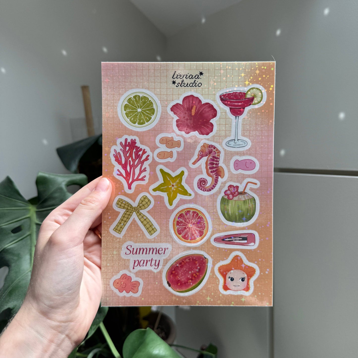 Planche de stickers - Summer Party
