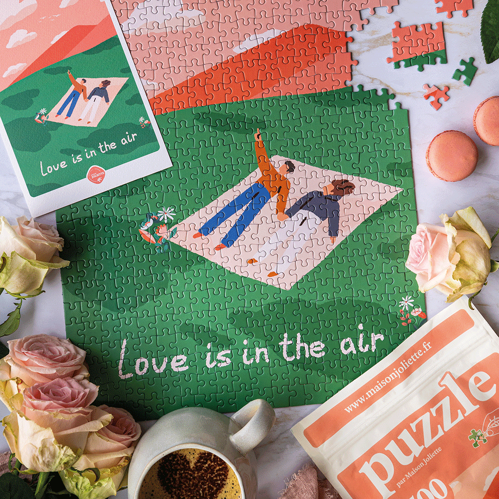 Puzzle 500 pièces - Love is in the air