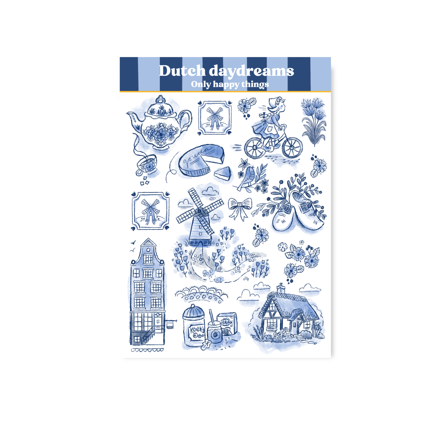 Planche de stickers - Rêveries néerlandaises