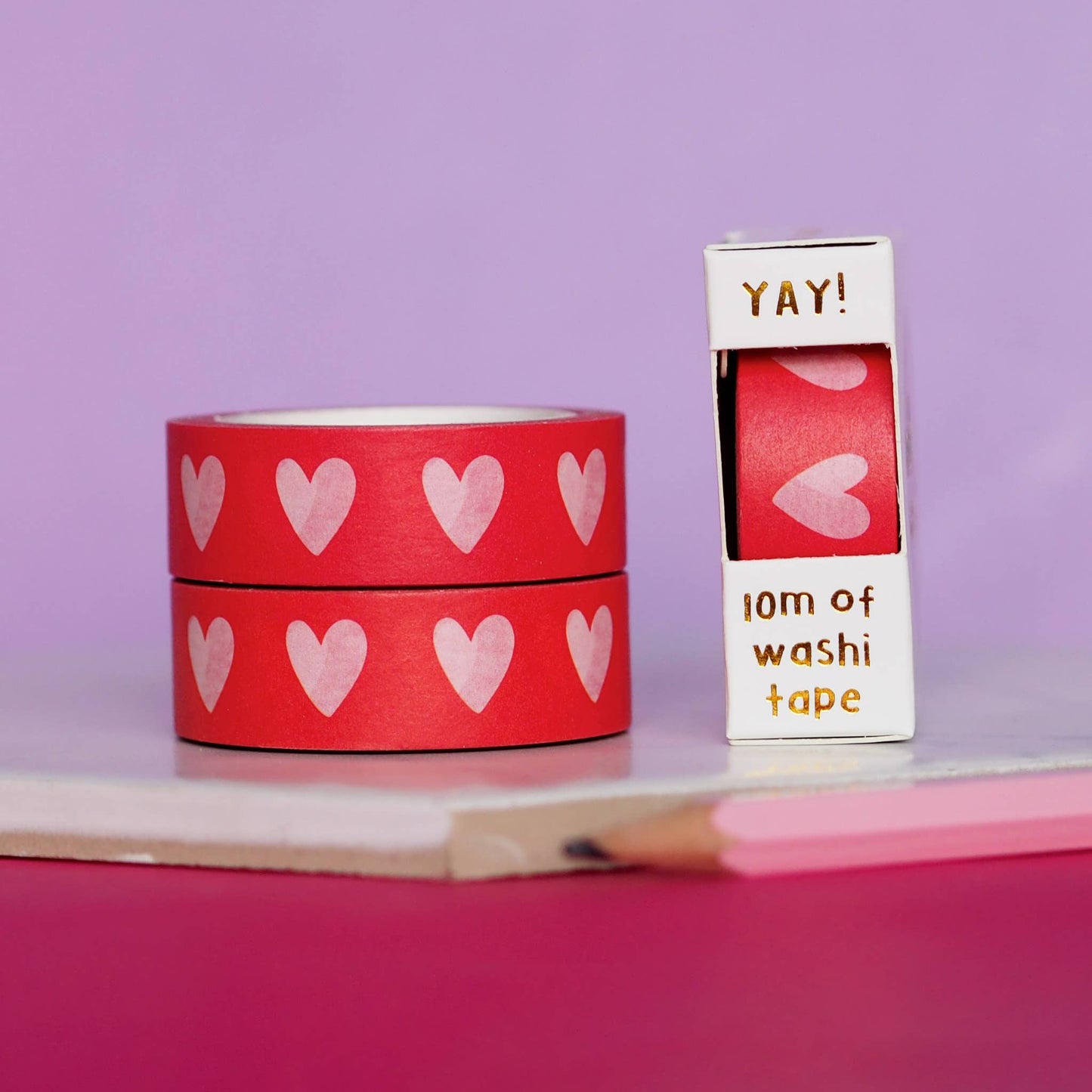 Washi Tape - Cœurs