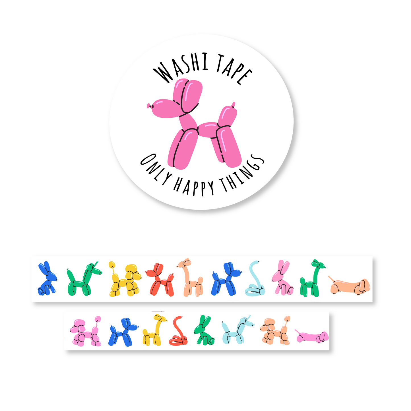 Washi Tape - Ballons