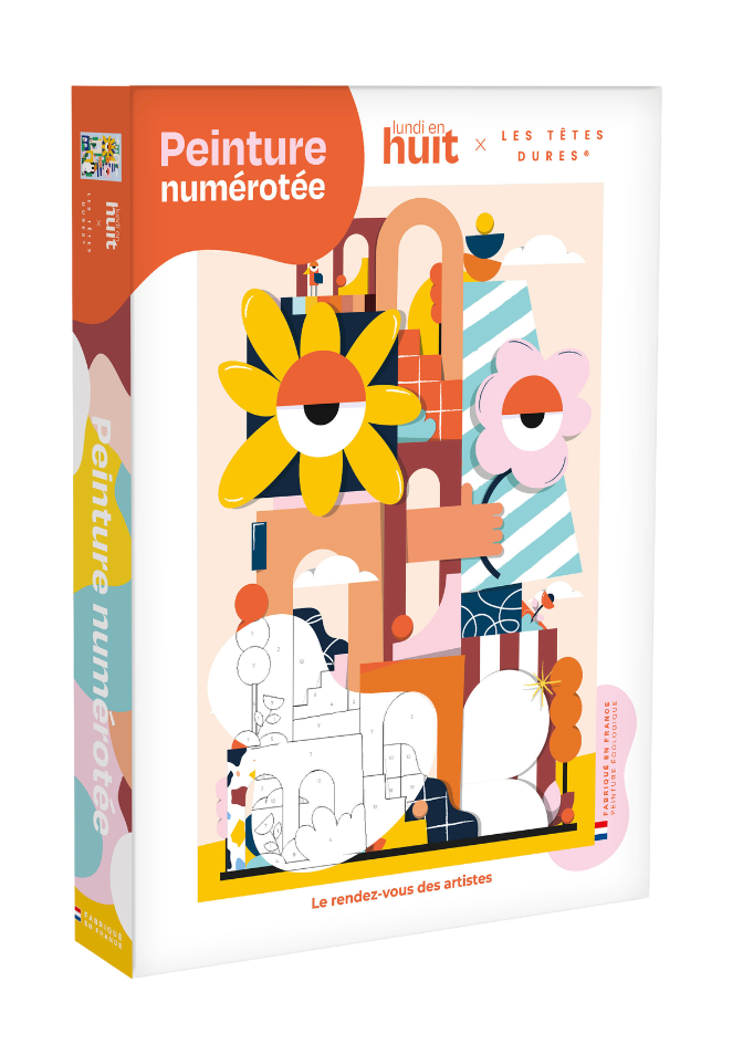 Peinture numérotée - Les têtes dures