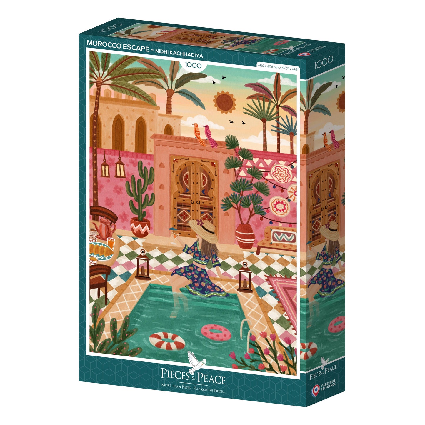 Puzzle 1000 pièces - Escapade Marocaine