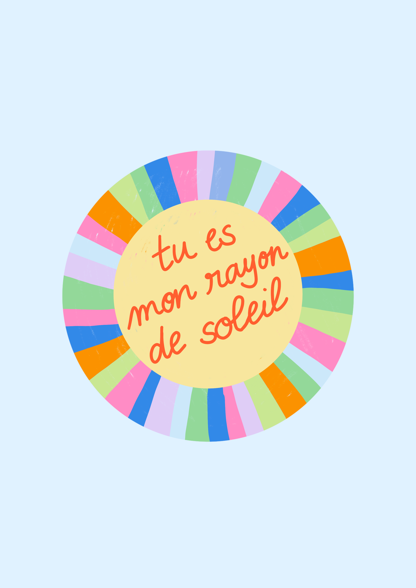 Sticker - Tu es mon soleil