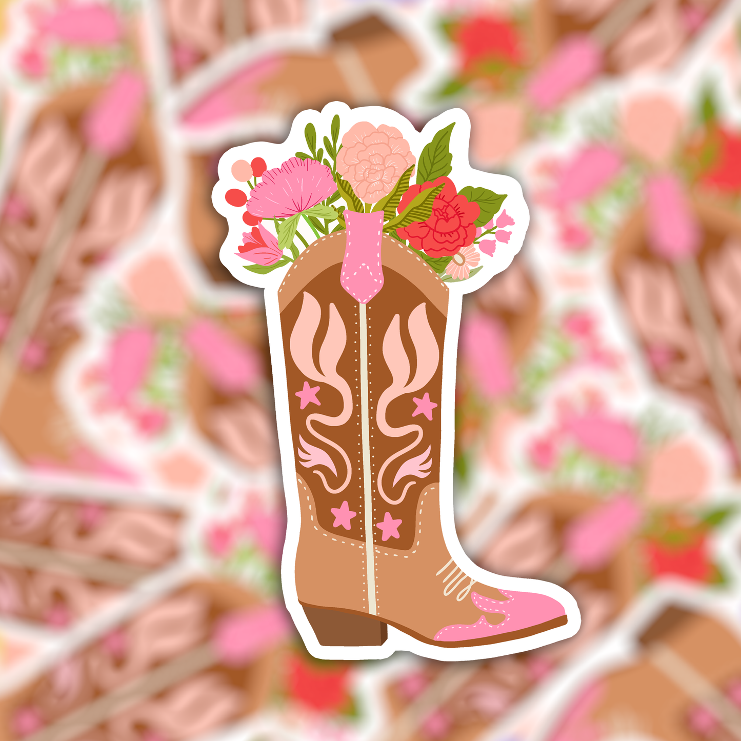 Sticker - Flower boot