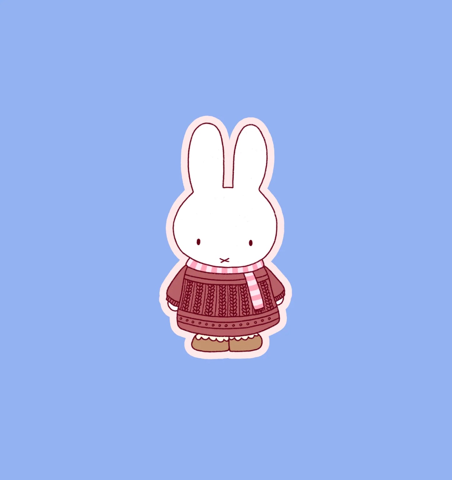 Sticker - Lapin d'hiver