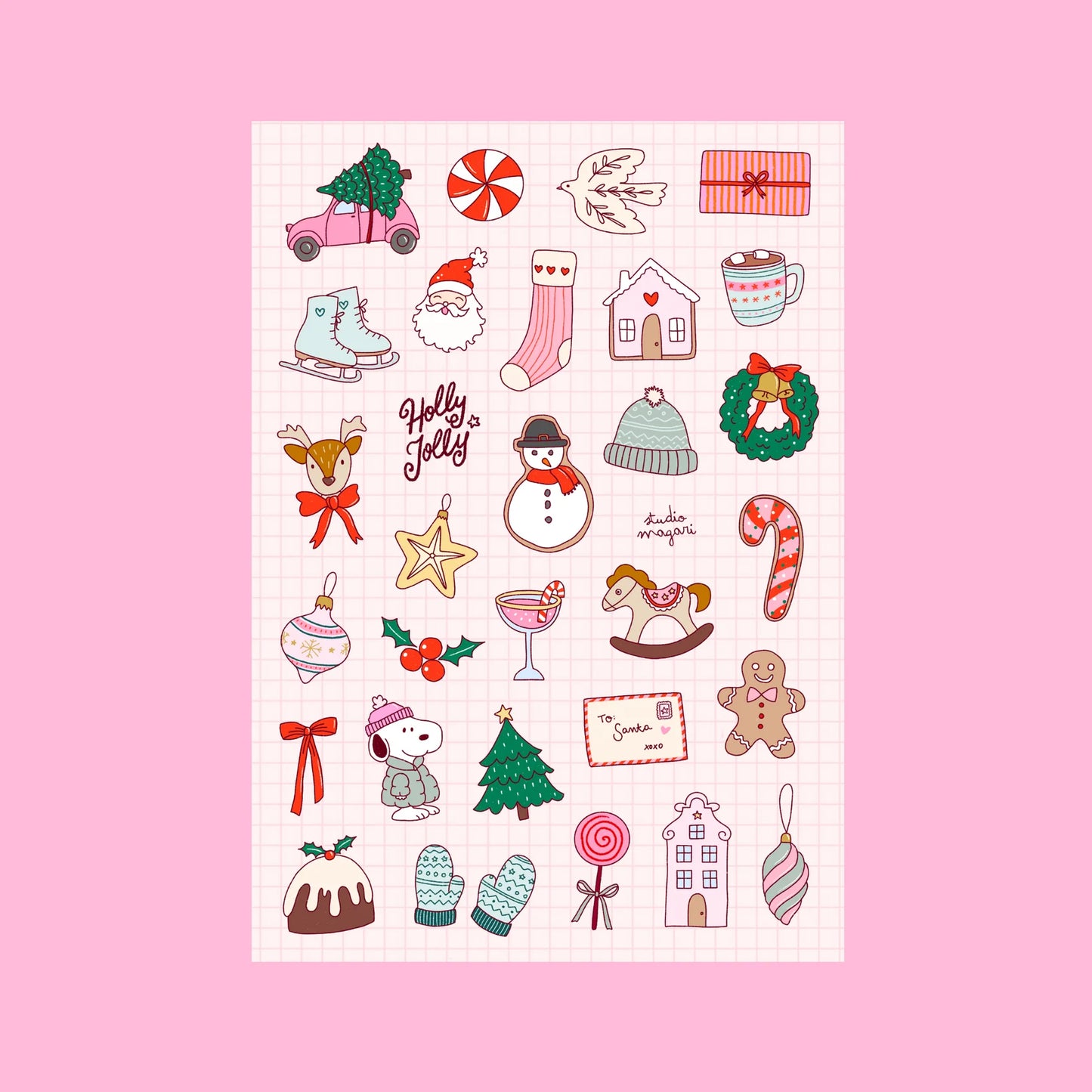 Planche de stickers - Winter