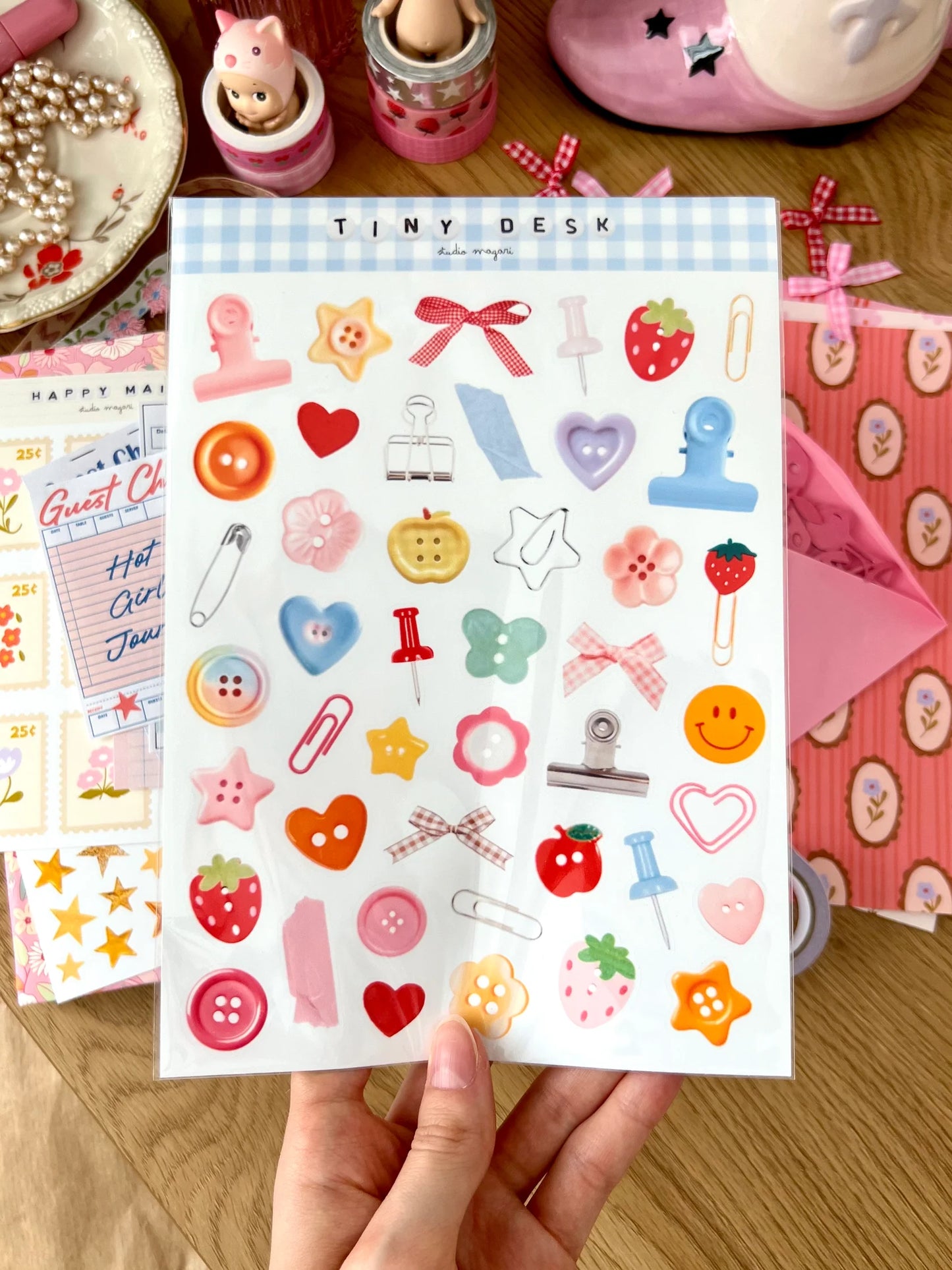 Planche de stickers - Petit Bureau