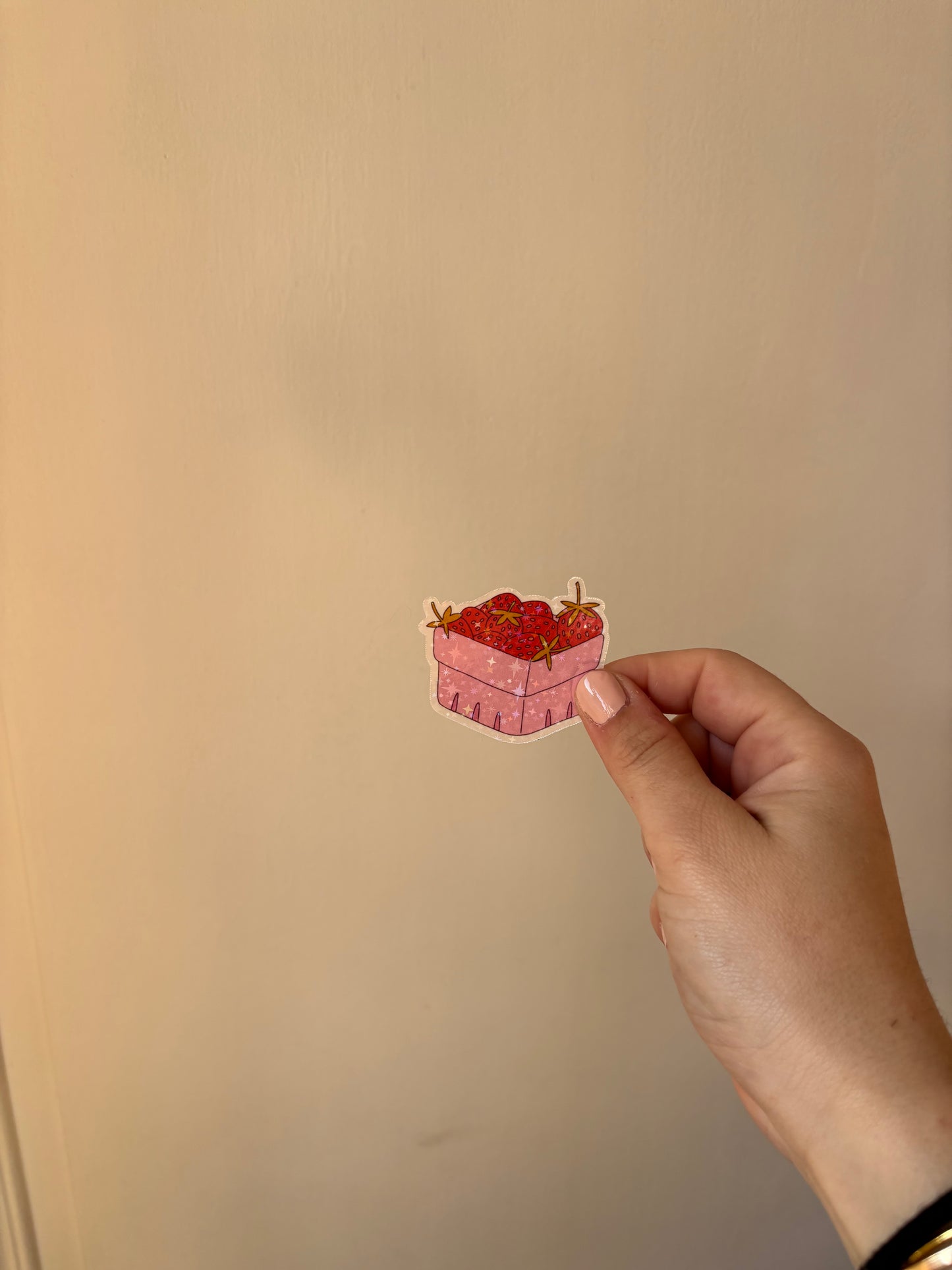 Sticker - Boîte de fraises