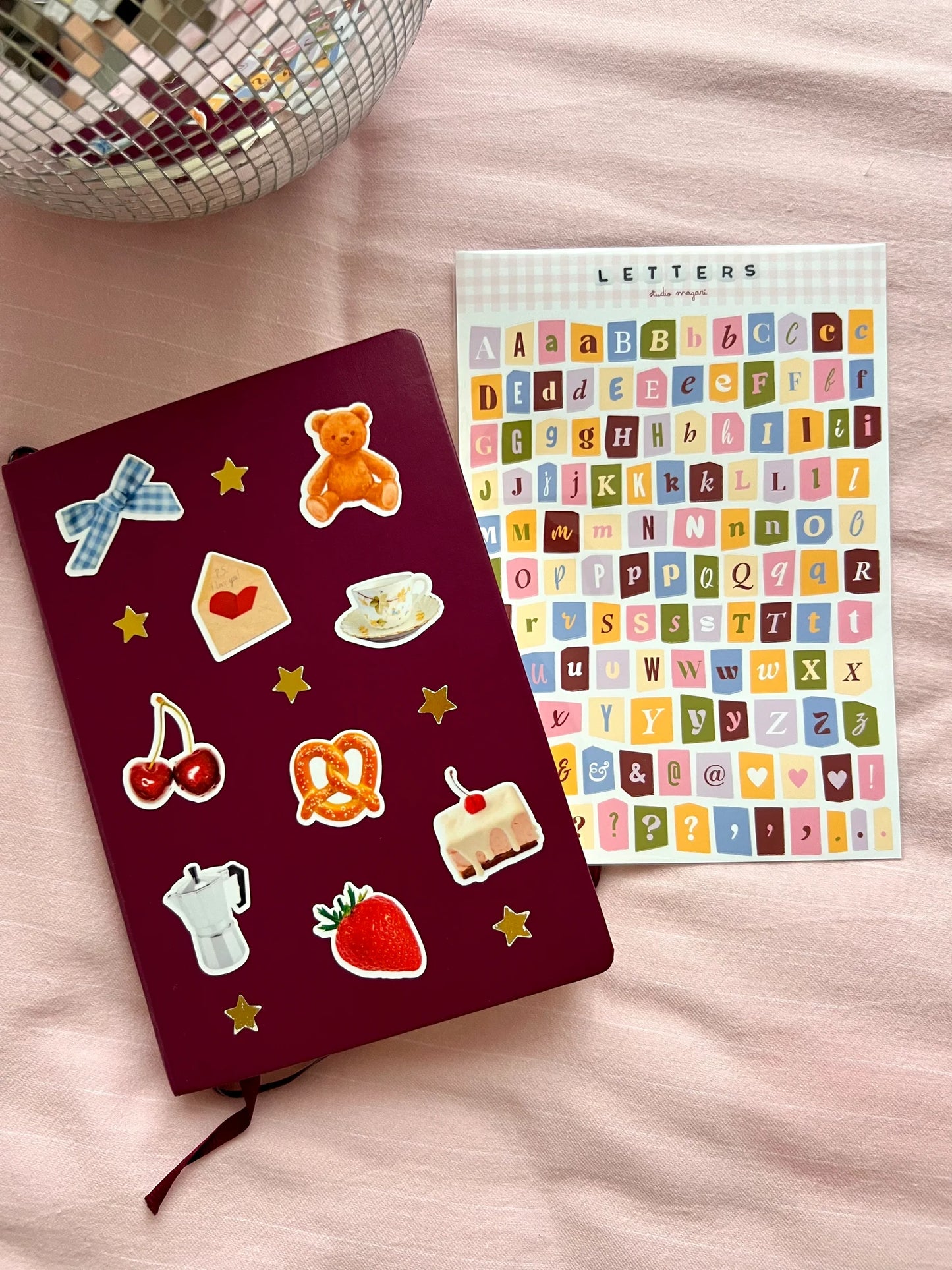 Planche de stickers - Scrapbooking Letters