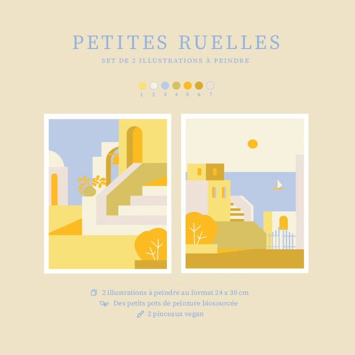 Peintures sur numéros - Petites Ruelles
