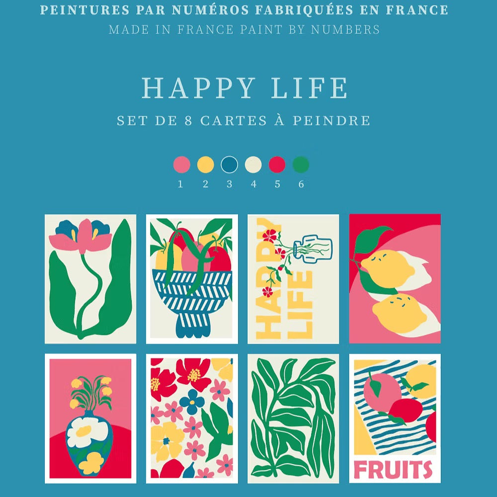 Peintures sur numéros - Happy Life
