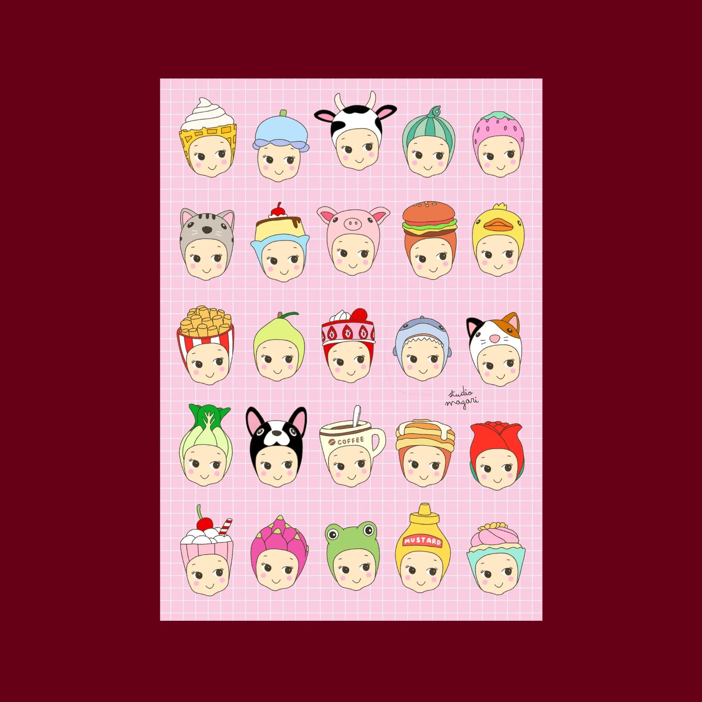 Planche de stickers - Angels
