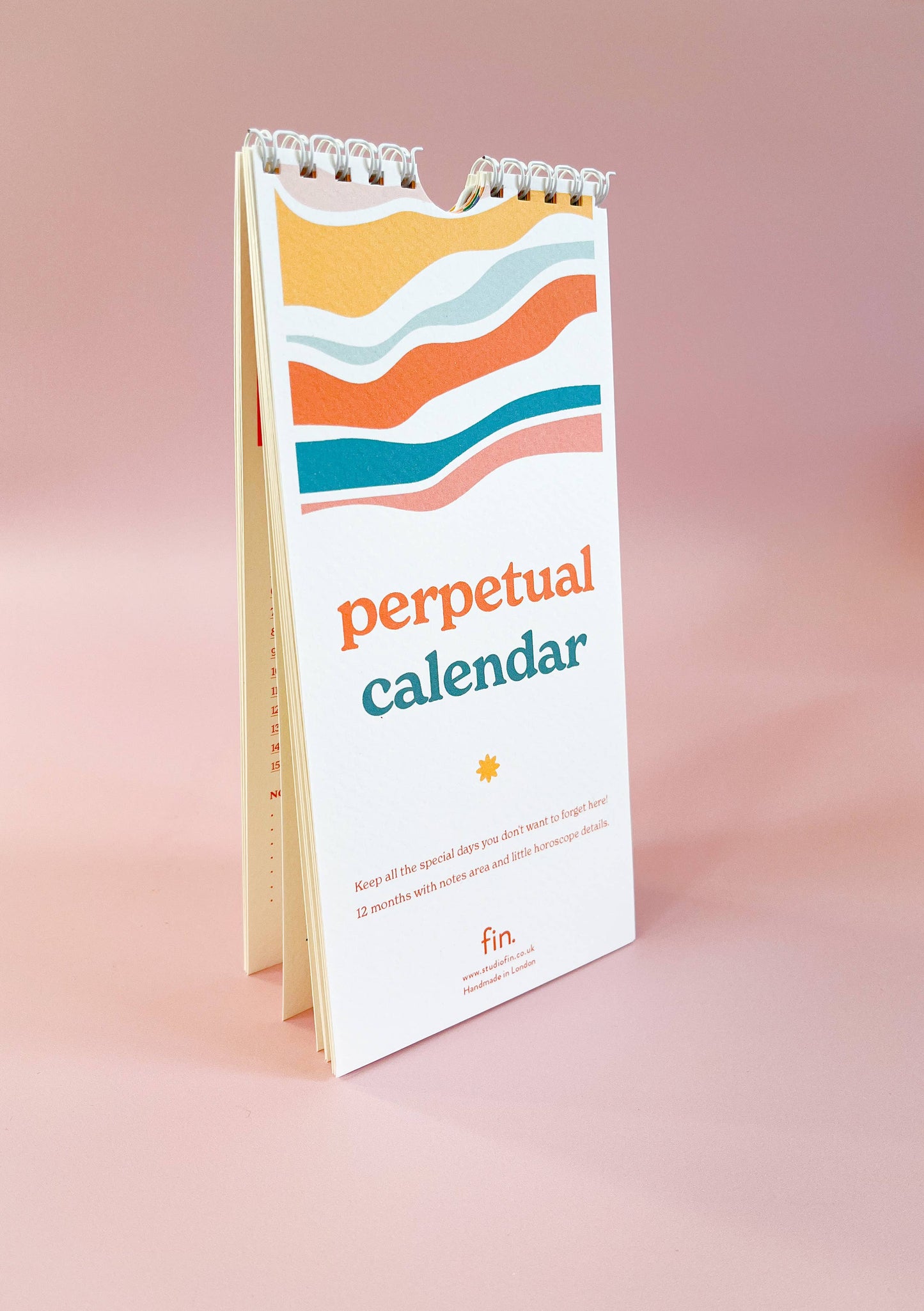 Calendrier perpétuel - Fin studio
